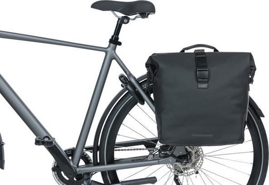 Basil Fietstas Dubbel Soho Nordlicht 41 Liter Polyester - Zwart