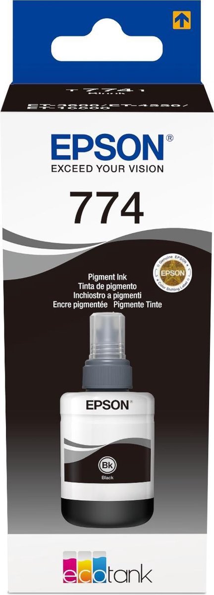 Epson T7741 inktcartridge 140ml EcoTank - Zwart