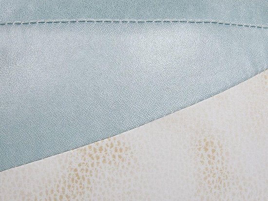 Beliani Shark Hocker Polyester 32 X 67 Cm - Blauw