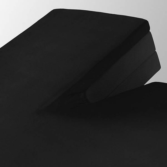 Sleeptime Hsl Hc Splittopper Katoen Black 180x220 - Zwart