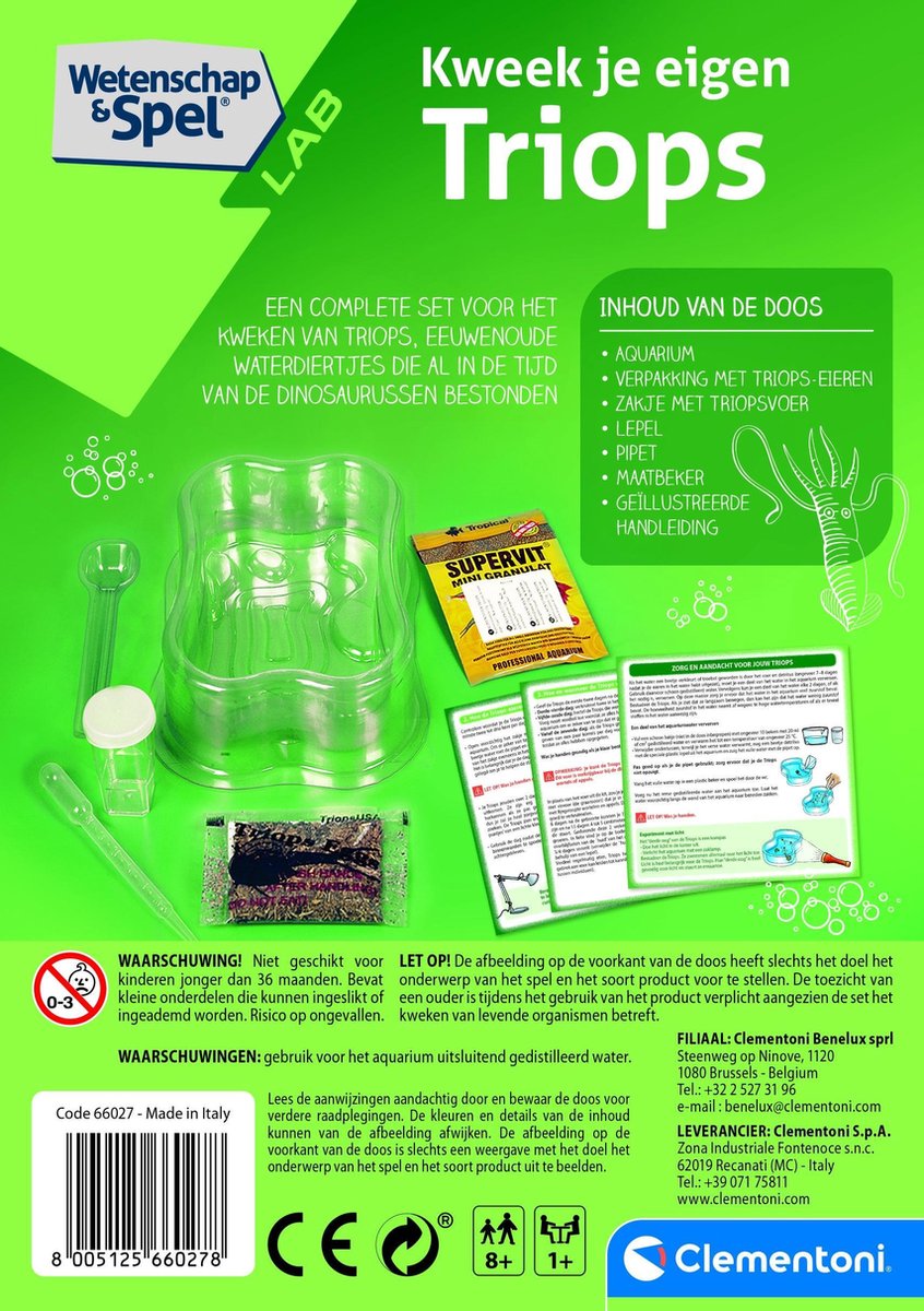 Clementoni Kweek Je Eigen Triops