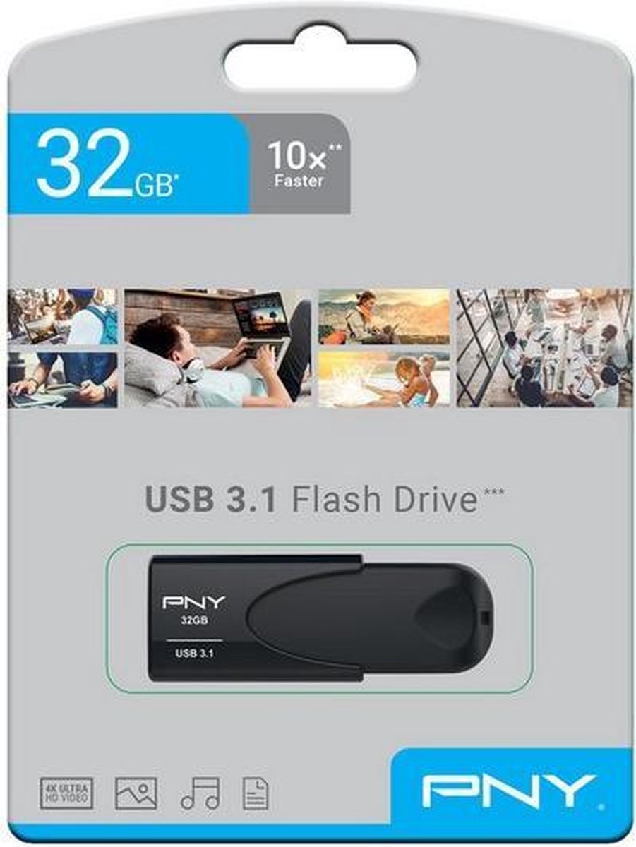 PNY USB 3.1 Attache 4 (256 GB)