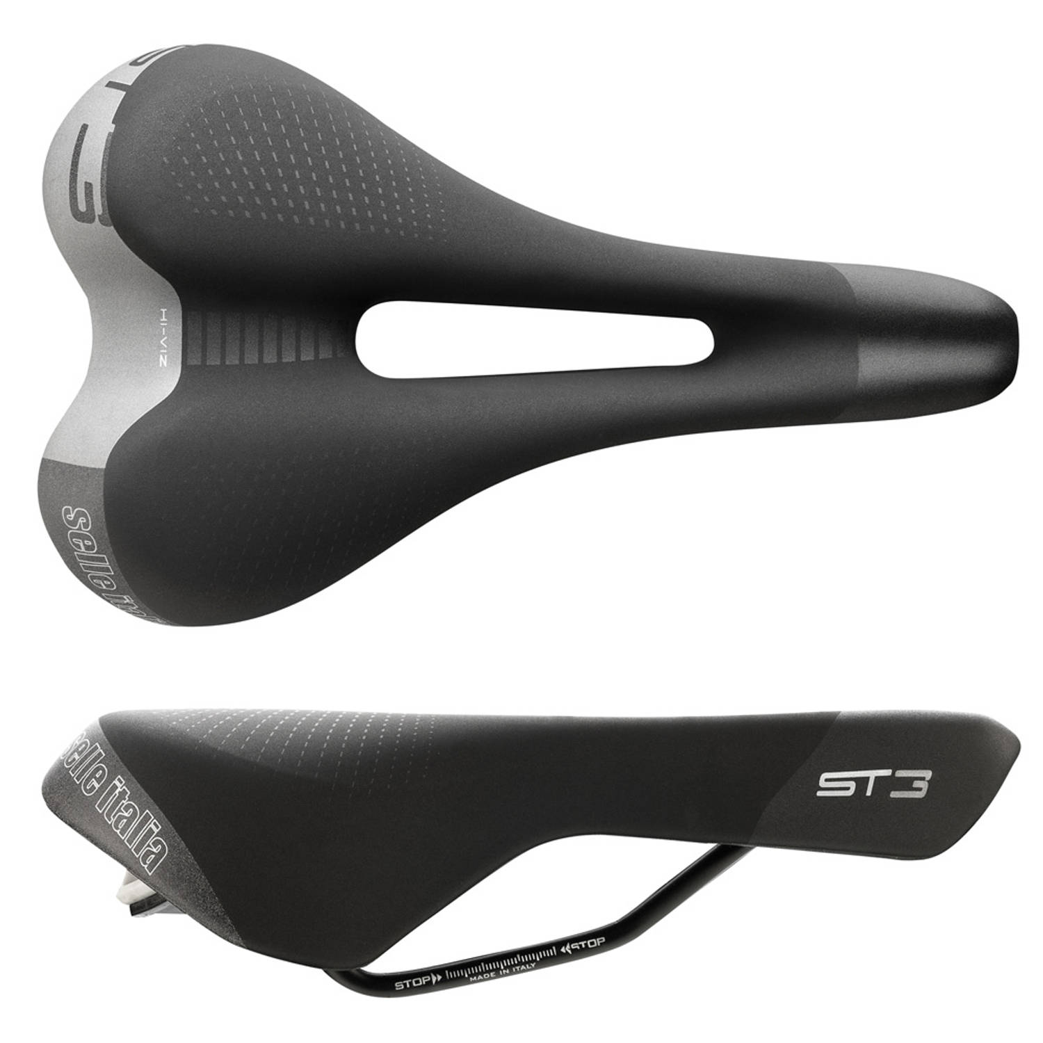 Selle Italia Zadel Sit St3 Superflow S3 Zw - Zwart