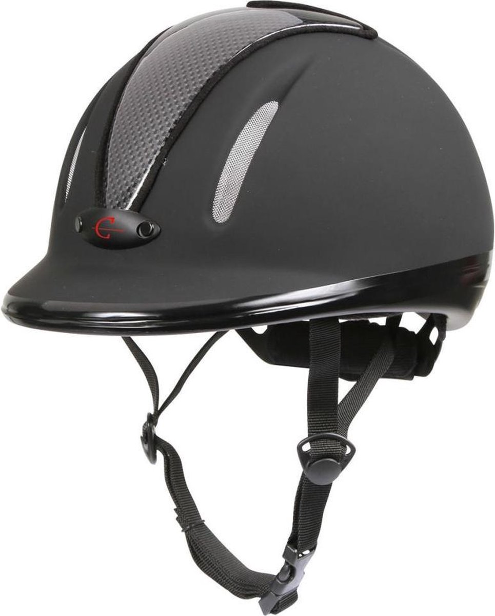 Covalliero Rijhelm Carbonic Vg1 L/xl Antraciet - Zwart