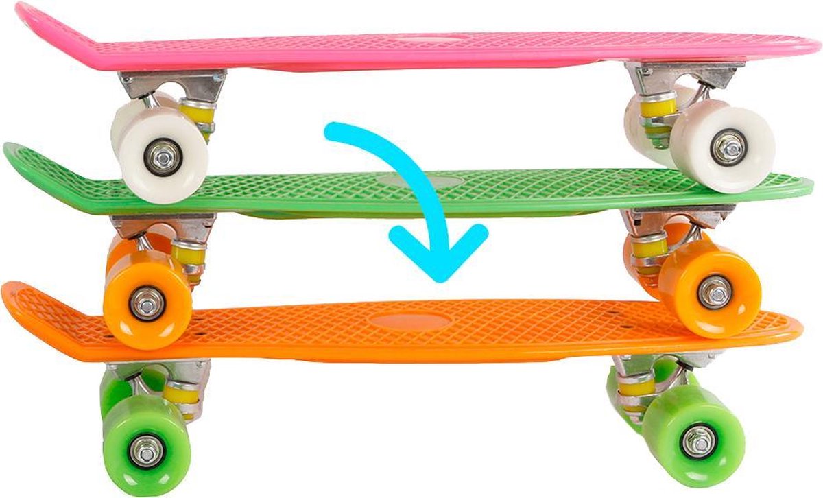 TOM Skateboard Retro 56 Cm Polypropyleen - Groen