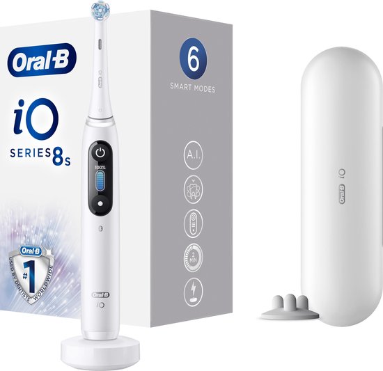 Oral B iO 8s Elektrische Tandenborstel - Wit