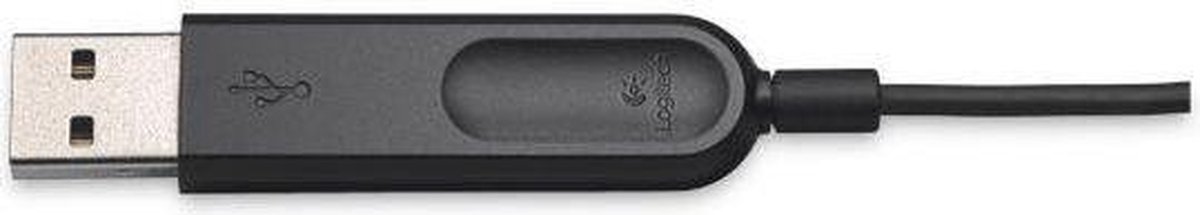 Logitech H340 Stereo USB-A Headset - Zwart