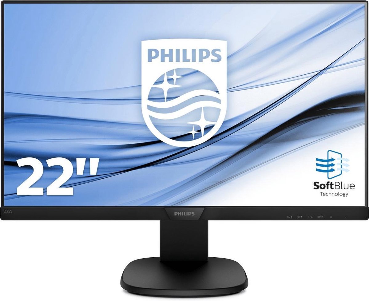 Philips LCD-monitor met SoftBlue-technologie 223S7EJMB/00