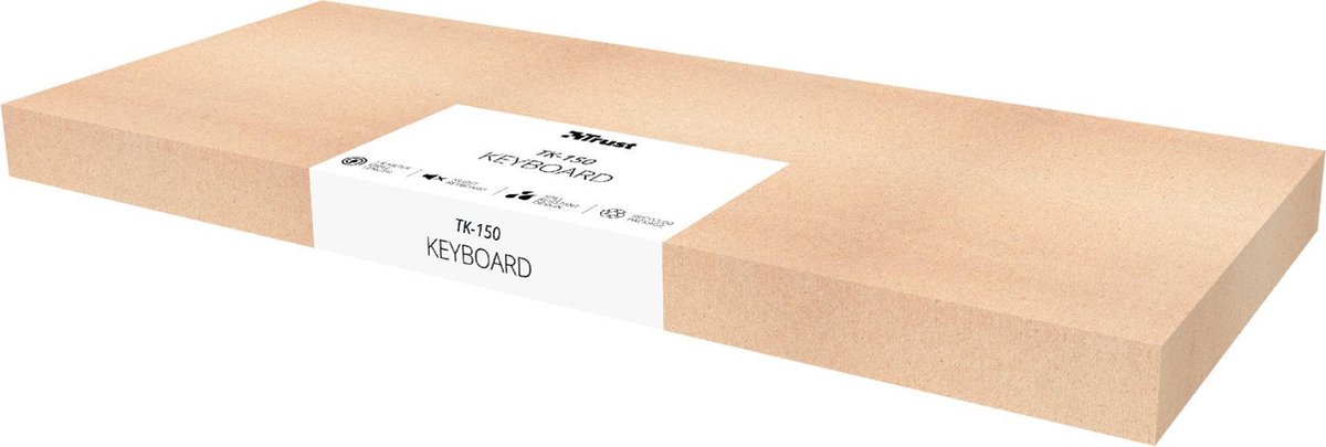 Trust TK-150 toetsenbord USB QWERTY - Zwart