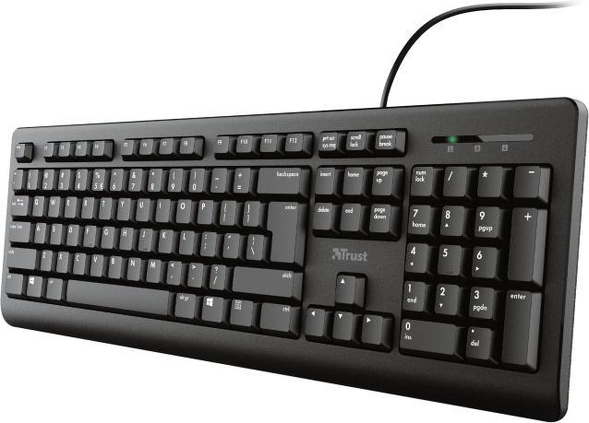Trust TK-150 toetsenbord USB QWERTY - Zwart