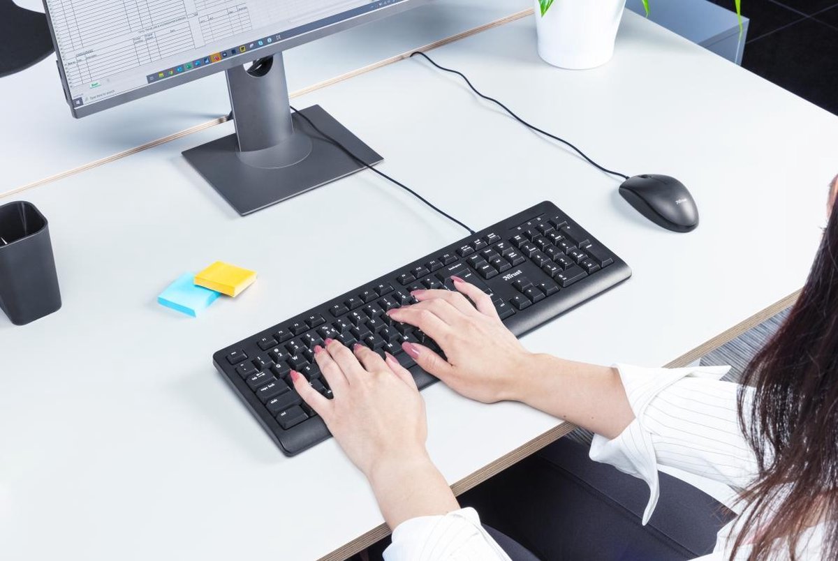 Trust TK-150 toetsenbord USB QWERTY - Zwart
