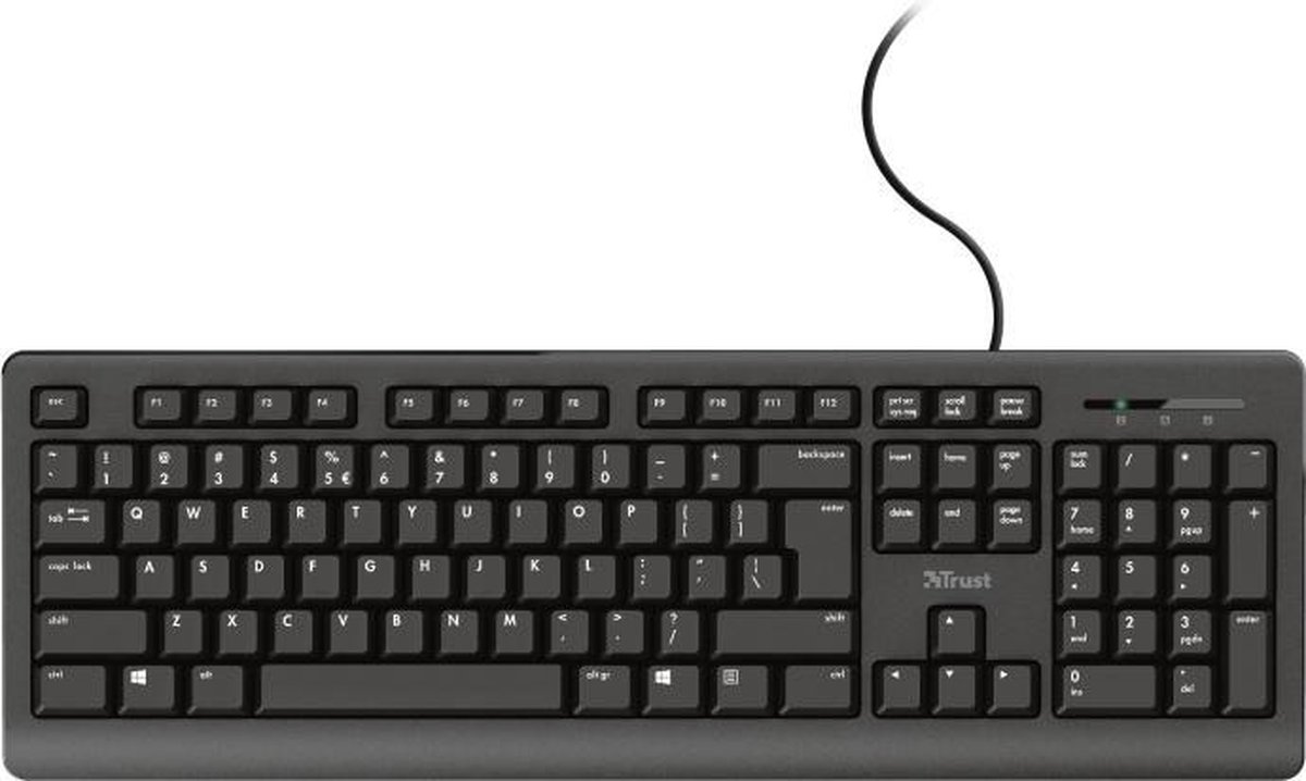 Trust TK-150 toetsenbord USB QWERTY - Zwart