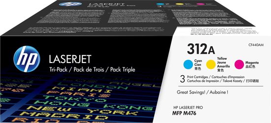 HP 312A - Tonercartridge / Cyaan / Magenta / - Geel