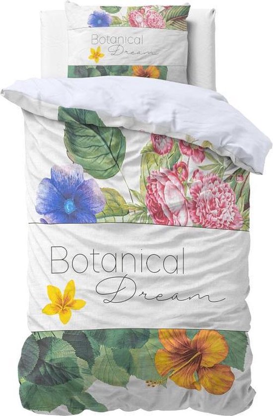 Dreamhouse Botanical Dream - Multi 1-persoons (140 x 220 cm + 1 kussensloop) Dekbedovertrek
