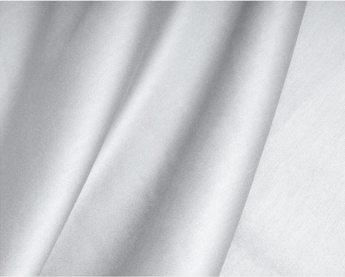 Primaviera Deluxe Topper Hoeslaken Satijn - 90 x 220 cm - Wit