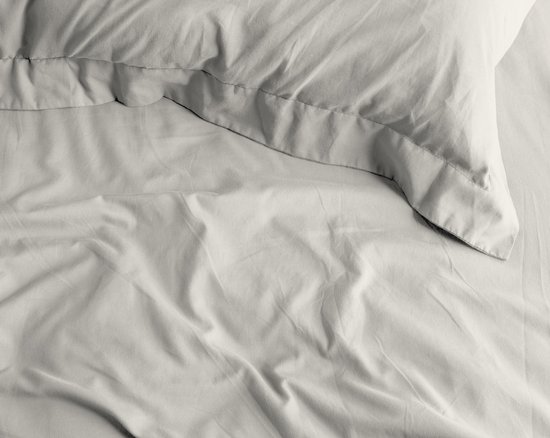 Primaviera Deluxe Topper Hoeslaken Satijn - Creme 90 x 220 cm