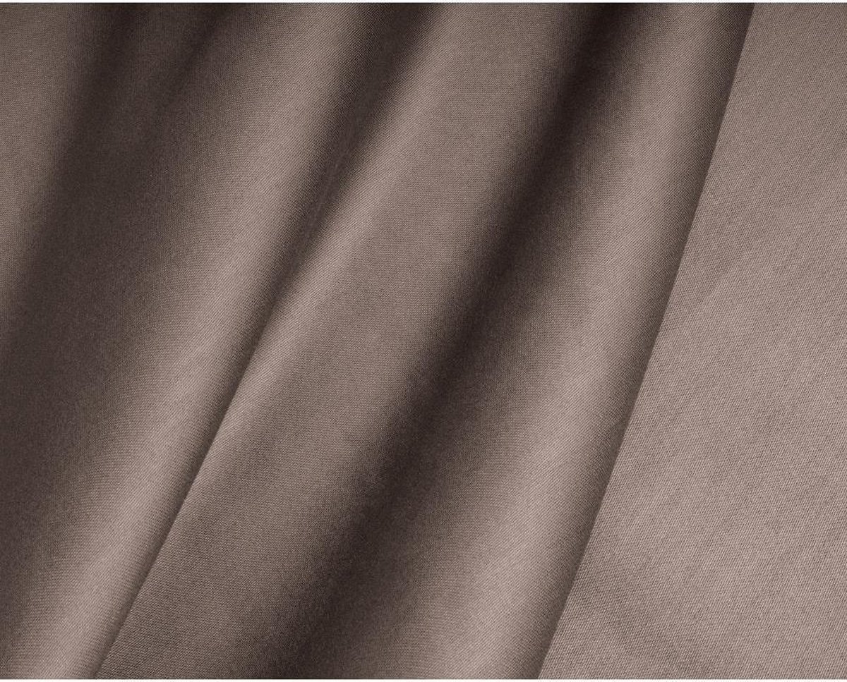 Primaviera Deluxe Satijn Hoeslaken - Taupe 120 x 200 cm
