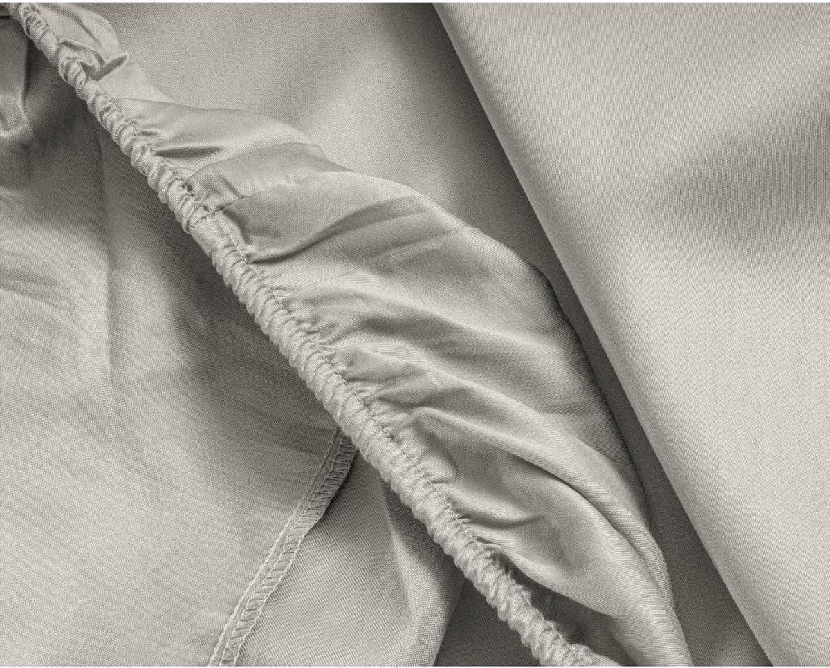 Primaviera Deluxe Satijn Hoeslaken - Creme 70 x 200 cm