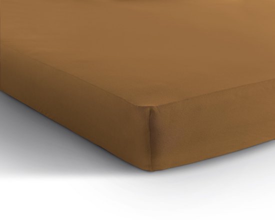 Home Care HC Dubbel Jersey Hoeslaken - Taupe 190/200 x 220 cm