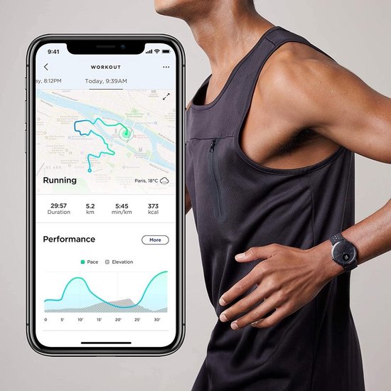 Withings Steel HR Sport - Zwart