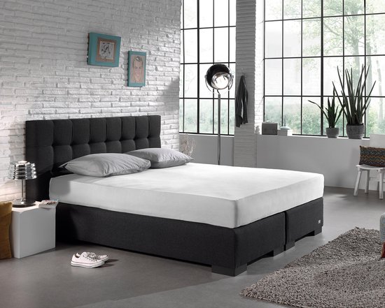 Home Care Jersey Hoeslaken - 80/90/100 x 200 cm - Wit