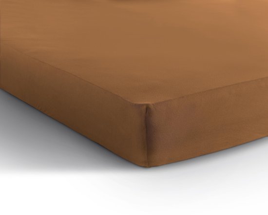 Home Care Jersey Hoeslaken - Taupe 80/90/100 x 200 cm