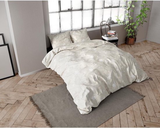 Dreamhouse Caitlyn - Verwarmend Flanel - Zand 2-persoons (200 x 200/220 cm + 2 kussenslopen) Dekbedovertrek - Beige