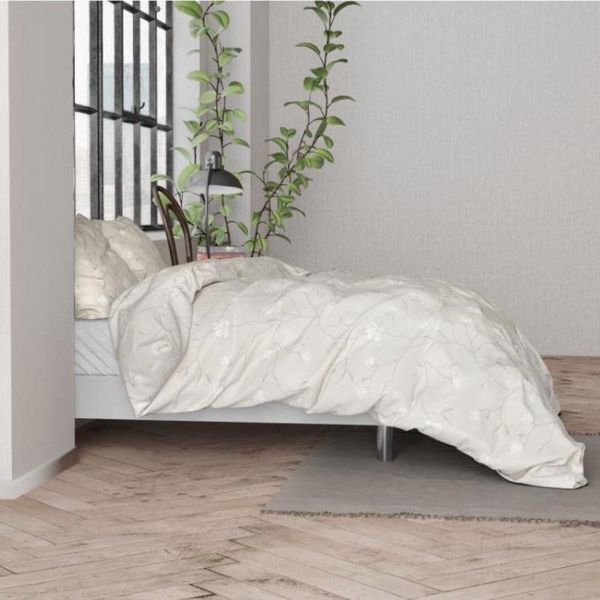 Dreamhouse Caitlyn - Verwarmend Flanel - Zand 2-persoons (200 x 200/220 cm + 2 kussenslopen) Dekbedovertrek - Beige