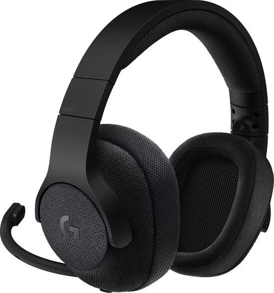 Logitech 433 7.1 Surround Sound Gaming Headset - Zwart