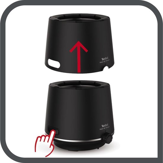 Tefal Fondue Inox & Design EF2658 - Zwart