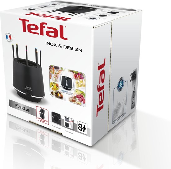 Tefal Fondue Inox & Design EF2658 - Zwart