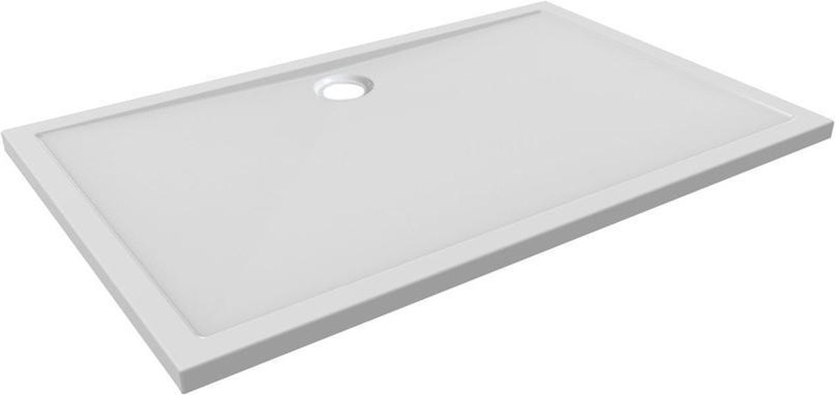 Wiesbaden douchebak acryl 120x90x4 21.3515 - Wit