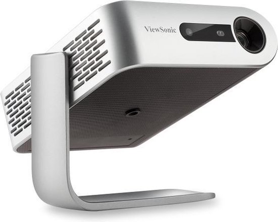 Viewsonic M1+ beamer/projector 300 ANSI lumens DLP WVGA (854x480) Draagbare projector Zwart, Zilver - Silver