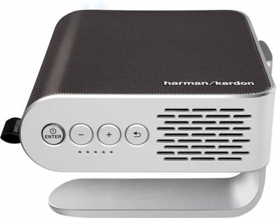 Viewsonic M1+ beamer/projector 300 ANSI lumens DLP WVGA (854x480) Draagbare projector Zwart, Zilver - Silver