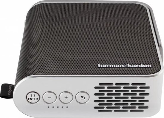 Viewsonic M1+ beamer/projector 300 ANSI lumens DLP WVGA (854x480) Draagbare projector Zwart, Zilver - Silver