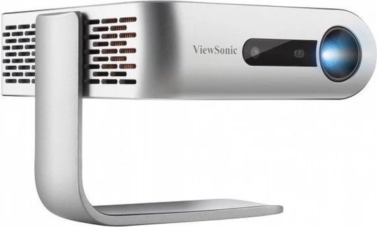Viewsonic M1+ beamer/projector 300 ANSI lumens DLP WVGA (854x480) Draagbare projector Zwart, Zilver - Silver