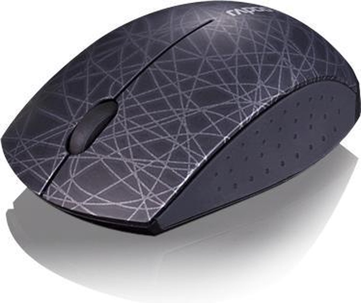 Rapoo 3300P+ muis RF Draadloos Optisch 1000 DPI Ambidextrous, - Zwart