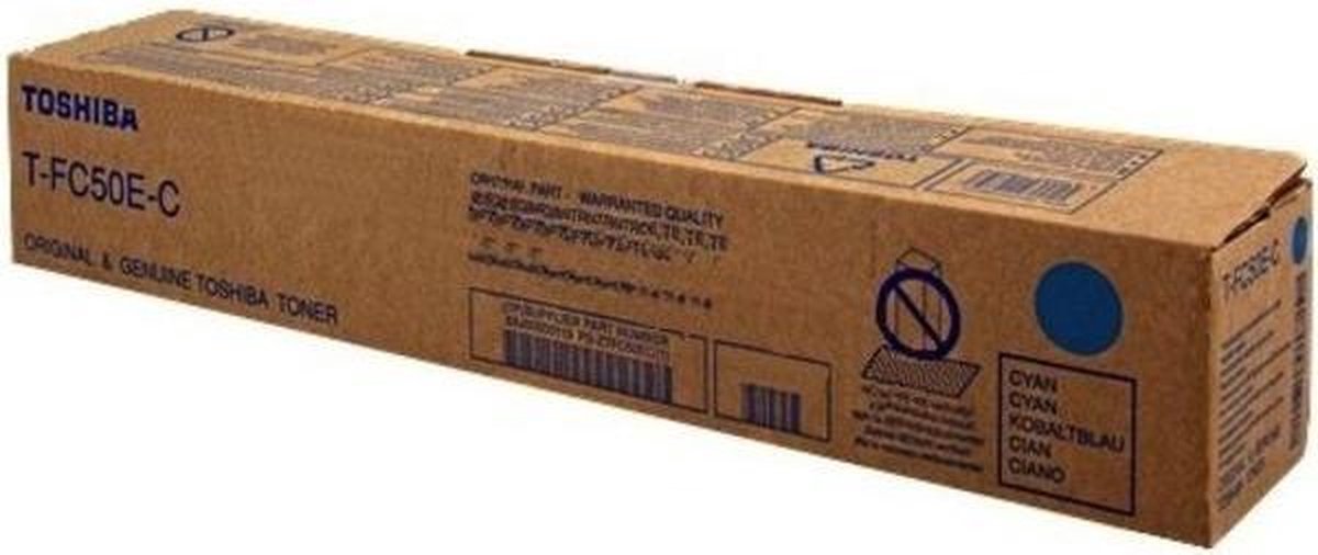 Toshiba T-FC50EC toner cyaan standard capacity 1-pack