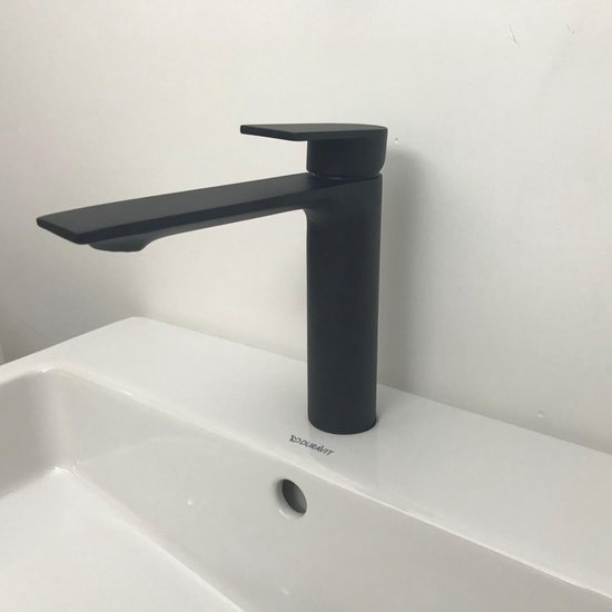 Royal Plaza Thetis wastafelkraan 148 zonder waste mat 78447 - Zwart