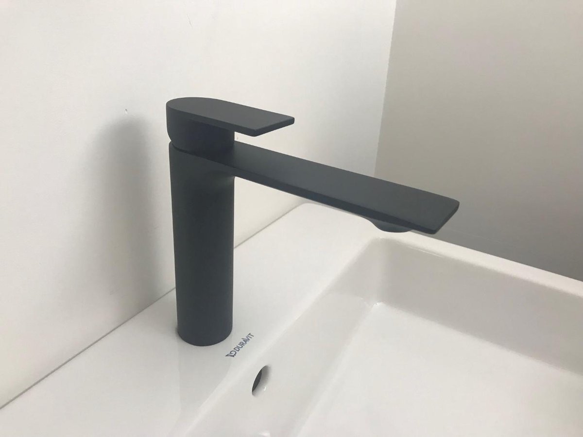 Royal Plaza Thetis wastafelkraan 148 zonder waste mat 78447 - Zwart