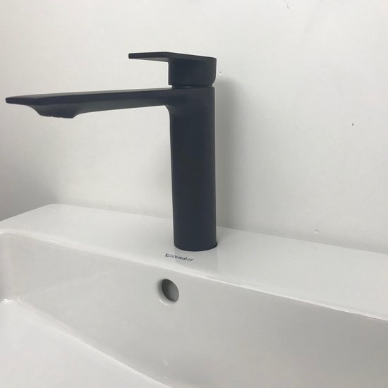 Royal Plaza Thetis wastafelkraan 148 zonder waste mat 78447 - Zwart