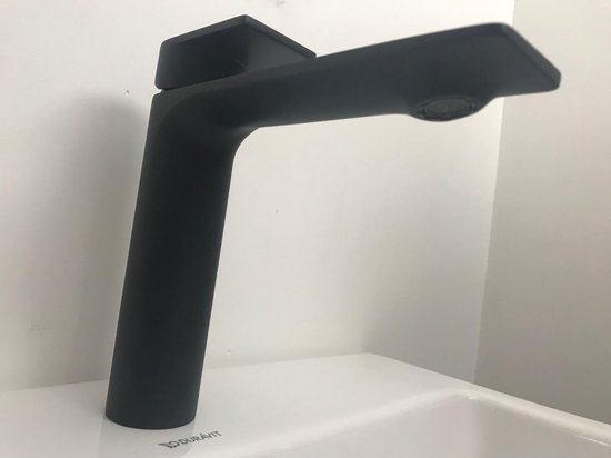 Royal Plaza Thetis wastafelkraan 148 zonder waste mat 78447 - Zwart