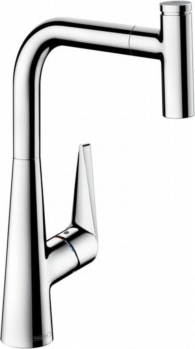 Hansgrohe Talis select s keukenkraan 280 met uittrekbare vuistdouche chroom 72821000