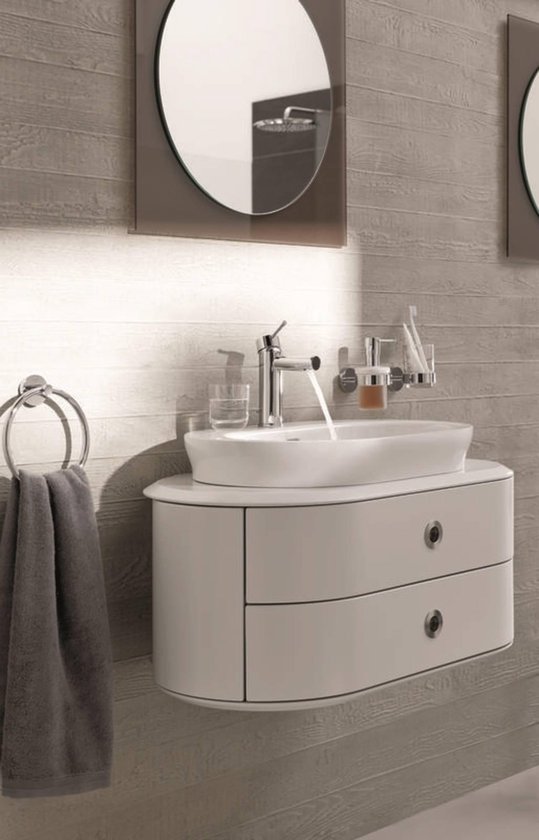 Grohe Essence New 1 gats wastafelkraan S size EcoJoy met 28mm cartouche chroom 34294001