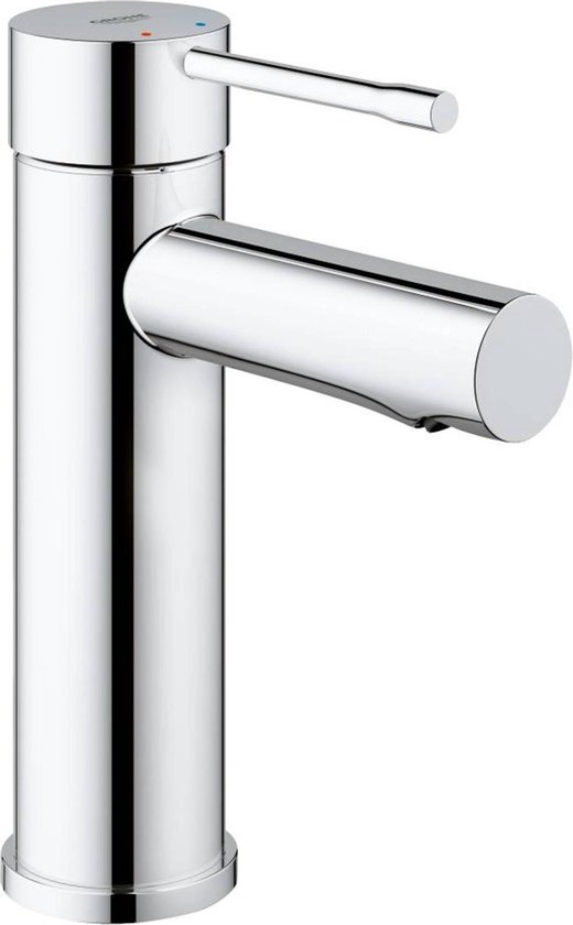 Grohe Essence New 1 gats wastafelkraan S size EcoJoy met 28mm cartouche chroom 34294001