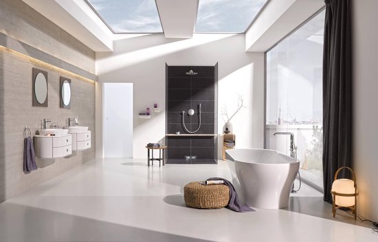 Grohe Essence New 1 gats wastafelkraan S size EcoJoy met 28mm cartouche chroom 34294001