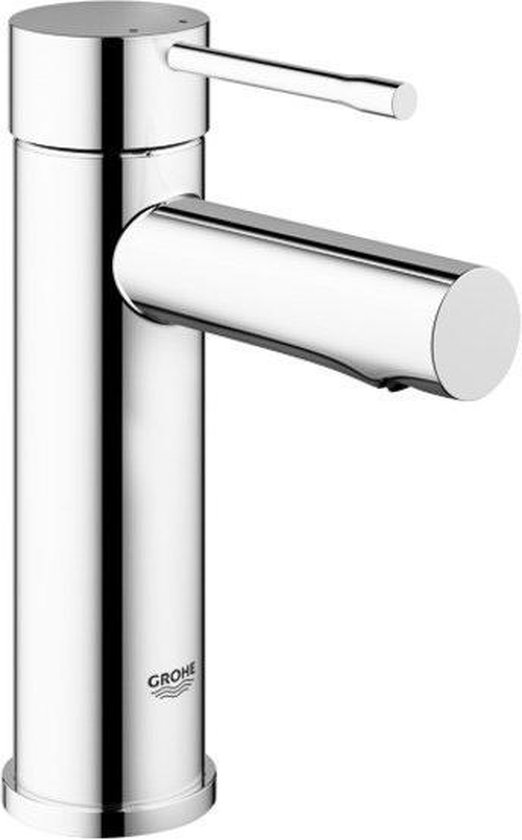 Grohe Essence New 1 gats wastafelkraan S size EcoJoy met 28mm cartouche chroom 34294001