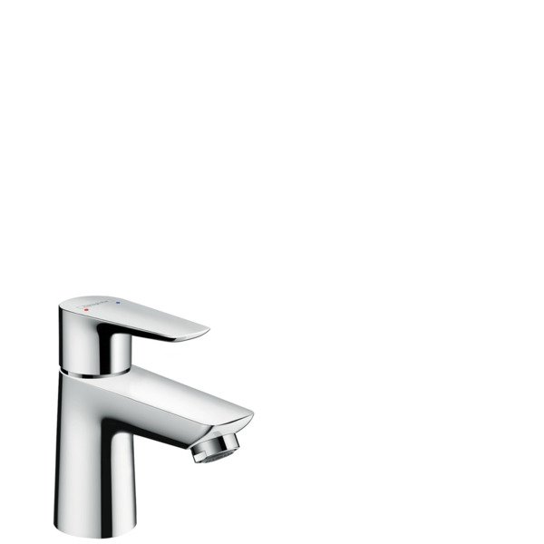 Hansgrohe Talis E 1 gats wastafelkraan 80 met waste chroom 71700000