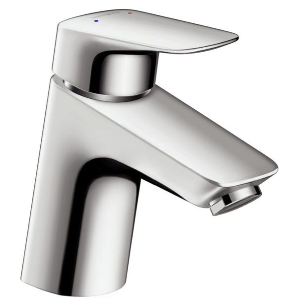 Hansgrohe Logis lowflow wastafelkraan met waste chroom 71078000