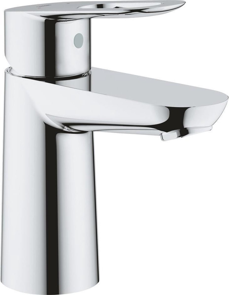 Grohe Bau Loop 1 gats wastafelkraan met open greep chroom 23337000